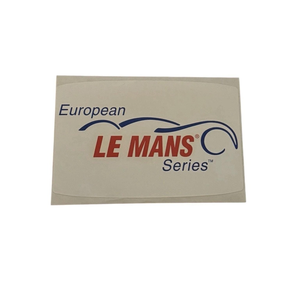 European Le Mans Series Vintage Racing Decal Dick Barbour Estate Provenance